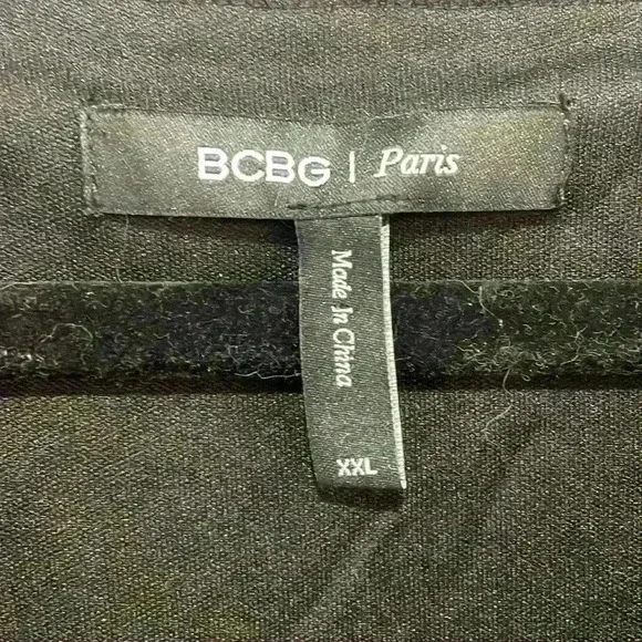 BCBG Paris Collared V-Neck Smocked Tiered Dress, Size XXL NWT - Picture 5 of 15